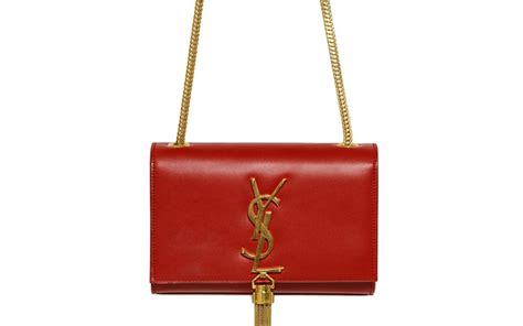 ysl bag red|red ysl bag with tassel.